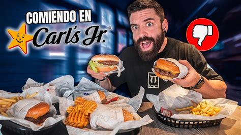 COMIENDO en CARL'S JR por PRIMERA VEZ (y creo que la última...) 😡 *con