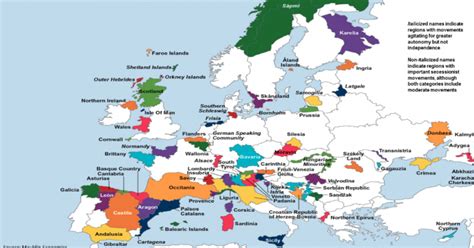 Galerie foto Cum ar arăta harta Europei dacă toate regiunile care
