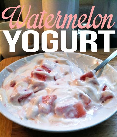 Easy Watermelon Yogurt Recipe Home And Heart Diy