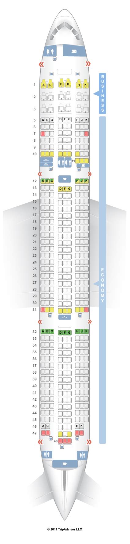 Seatguru Seat Map Ana Boeing 787 9 789 Domestic