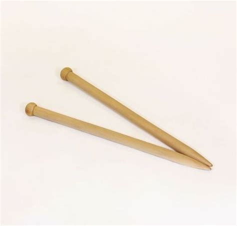 Giant 20mm Wooden Handcrafted Knitting Needles By Wool Couture | notonthehighstreet.com