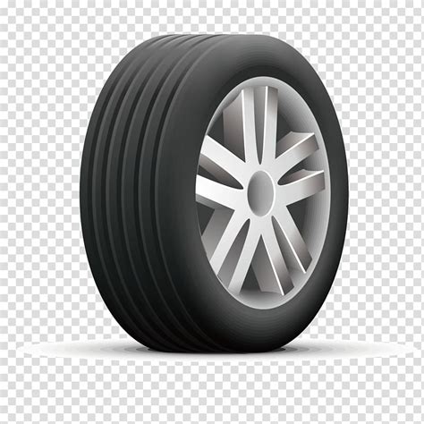 Silver Automotive Wheel And Tire Illustration Car Tire Euclidean Car
