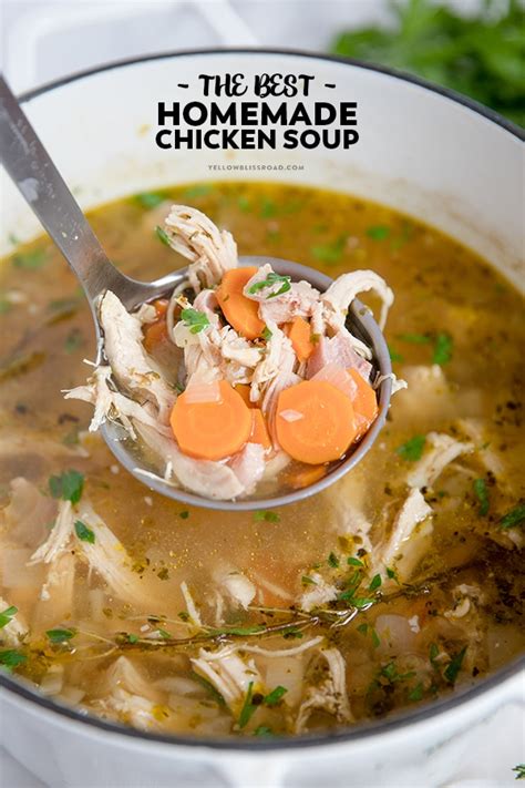 This soup is so easy to put together and is always a big hit with. Homemade Chicken Soup Recipe | Best Comfort Food