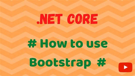 Part How To Use Bootstrap In ASP NET Core MVC YouTube