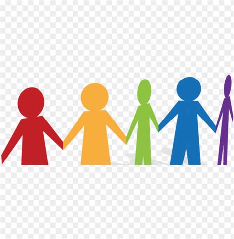 Free Download Hd Png Unity People Png Stick Figure Holding Hands Png