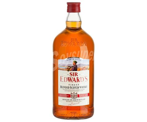 Sir Edwards Whisky Blended Escocés Botella De 25 Litros