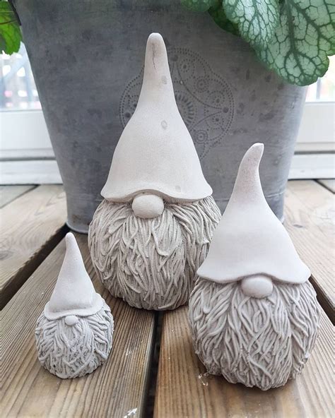 Best 12 Gnomes Skillofkingcom Clay Crafts Ceramic Christmas