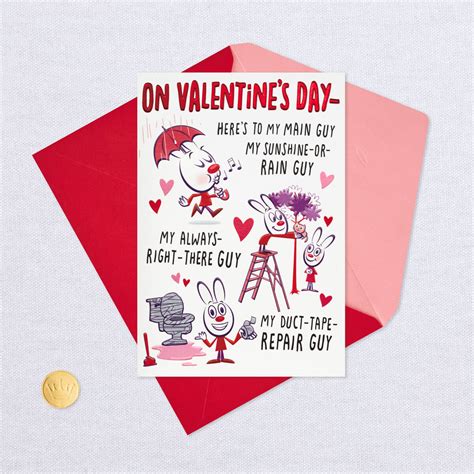 my guy funny valentine s day card for husband greeting cards hallmark