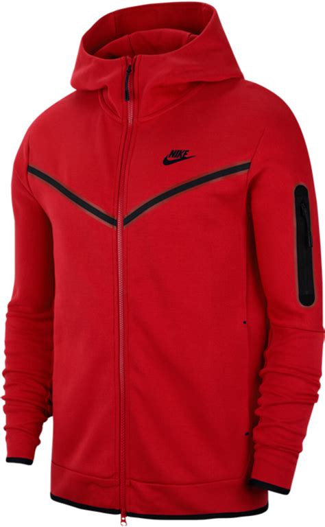 Nike Tech Fleece Windrunner Full Zip Hoodie Cu4489 University Red