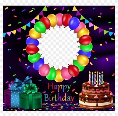 Happy Birthday Transparent Png Frame Happy Birthday Transparent Frames Png Download