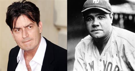 A Cash Strapped Charlie Sheen Is Reportedly Selling Prized Babe Ruth