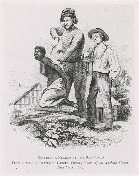 Slave Traders Branding An African Woman At The Rio Pongo In Guinea