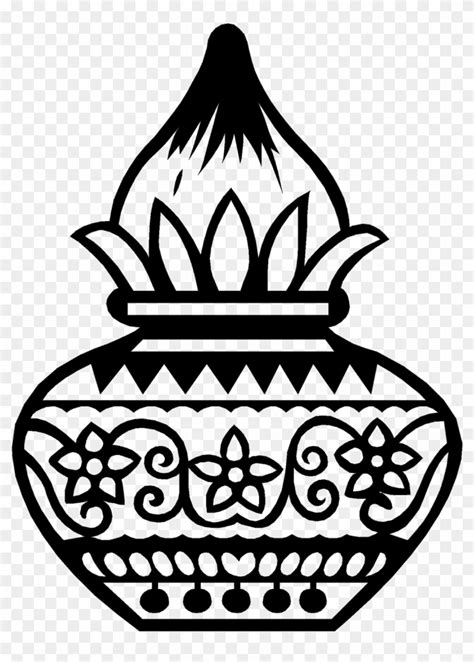 Hearts black and white clipart. Kalash - Symbols For Marrige Cards, HD Png Download ...
