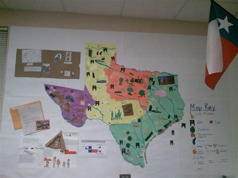 Texas Region Map This Is A Great Idea To Use In Our Unit