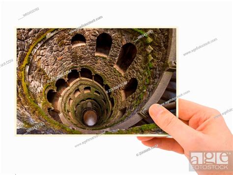 Hand And Initiation Well In Castle Quinta Da Regaleira Sintra