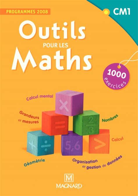 Download complete ncert maths books series from class 1 to 12 pdf free, both english and hindi medium. Outils pour les Maths CM1 (2011) - Livre de l'élève | Magnard