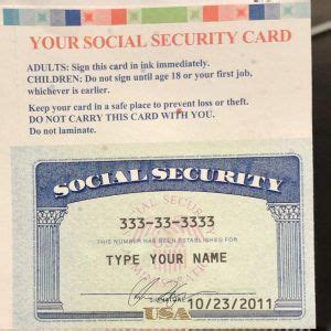 What you may need a fake social security card for. Fake Social Security Card Template Download