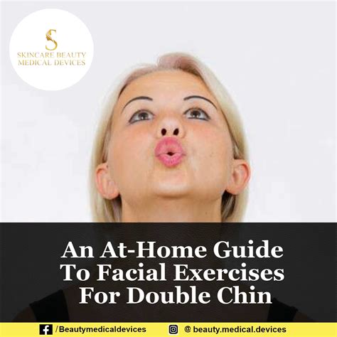 an at home guide to facial exercises for double chin