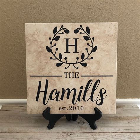 It's best wedding monograms etiquette to feature the design on your gifts. Custom Monogrammed Wedding Gift, Wedding Gift for Heres ...