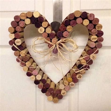 23 Romantic Valentines Day Crafts Design Ideas Wine Cork Crafts