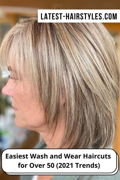 Pin On Wash And Wear Haircuts For Women Over 50
