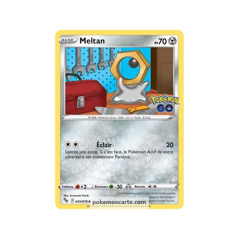 Meltan Pv Carte Commune Reverse P E Et Bouclier