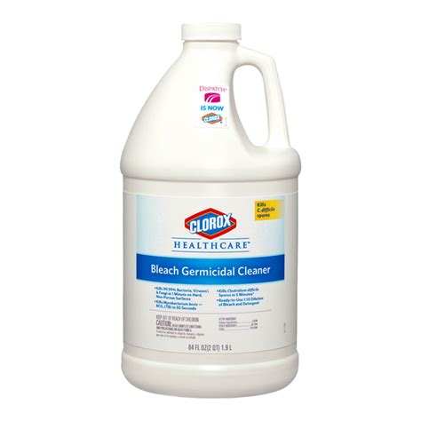 Clorox Healthcare Bleach Germicidal Cleaner Gallon 10270