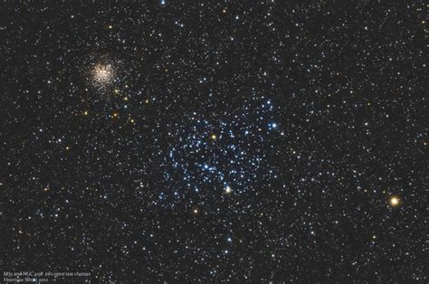 M35 And Ngc 2158 Two Open Star Clusters Henrique Silva Astrobin