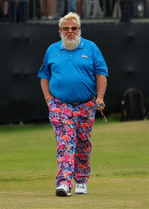 British Open 2022 John Daly Outfits Photos During Practice