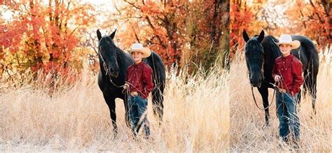 Fall Horse Pictures Lowe Kids Lauren Anderson Photography Pony