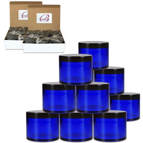 4oz120g120ml High Quality Acrylic Leak Proof Cobalt Blue Container