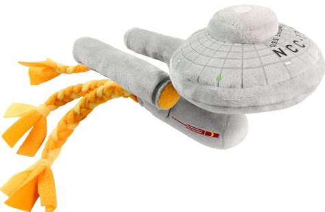 Star Trek Dog Chew Toy Enterprise Warp Drive Plush Pet