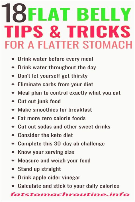 How To Get A Flat Stomach Without Dieting And Exercising How To Slim