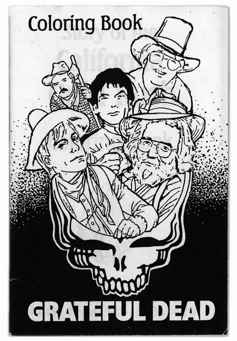 Grateful Dead Coloring Pages Free Coloring Home
