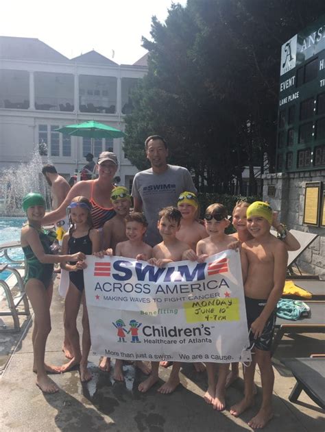 Sandy Springs Olympic Swimmer Helps Raise Funds For Cancer Research Rough Draft Atlanta