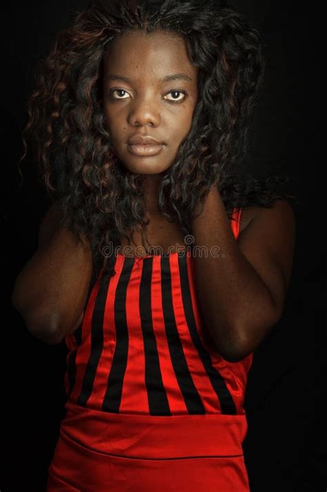Beautiful Portrait Of A Black African American Stock Image Image Of