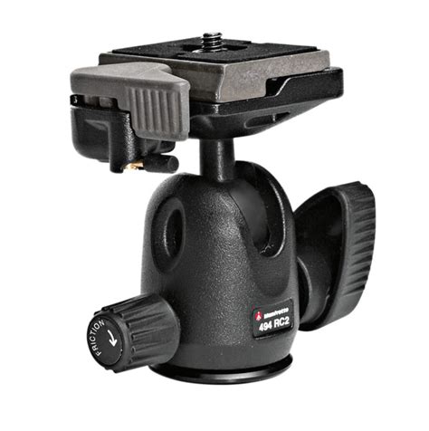 Manfrotto 494rc2 Mini Ball Tripod Head With Rc2 Quick Release Plate
