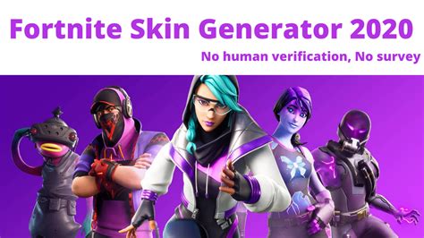 Fortnite Skin Generator 2021 No Human Verification No Survey Hitech