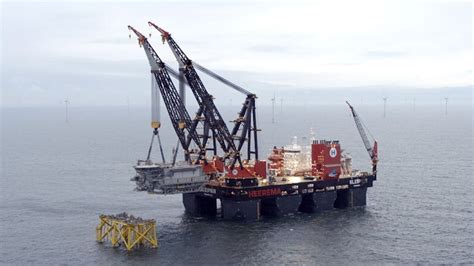Hornsea Two Substations Installed In The North Sea Offshore