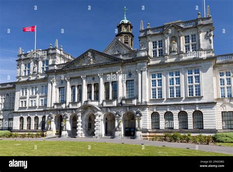 Cardiff University Main Building Cathays Park Cardiff Wales Uk