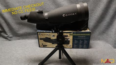 Barska Gladiator Zoom 30 90x100 Wp Spotting Scopes At