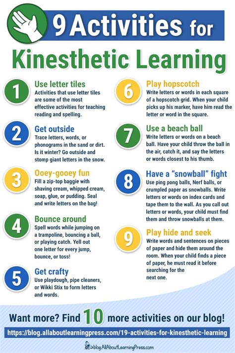 20 Activities For Kinesthetic Learning Free Downloads Kinesthetic Learning Kinaesthetic