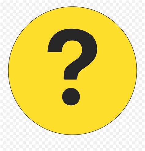 Yellow Question Mark Transparent Background