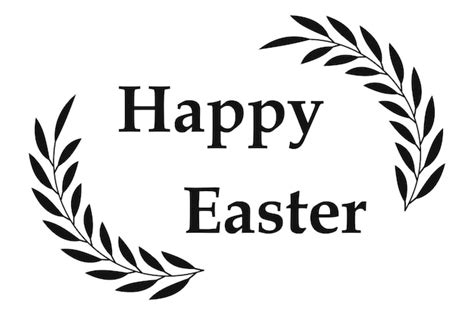 Premium Vector Happy Easter Sign Vector Files Cross Clipart Christian