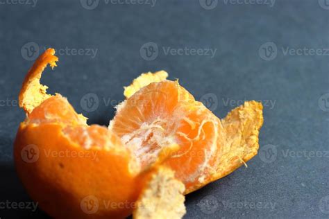 Orange Peeled Skin On A Texture Background 22448678 Stock Photo At Vecteezy