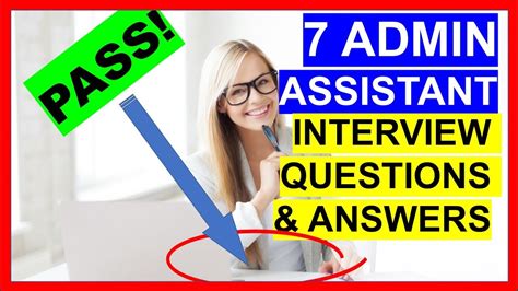 It is their job to maintain a professional and personable manner when interacting with these individuals. 7 ADMIN ASSISTANT Interview Questions and Answers (PASS ...