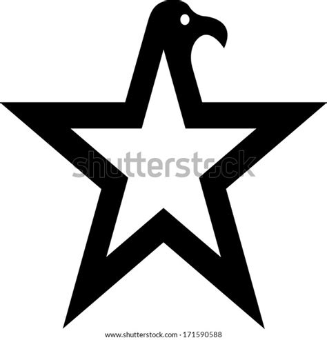 Eagle Star Symbol Illustration Stock Vector Royalty Free 171590588