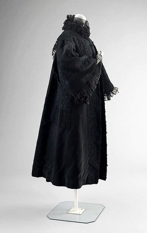 Mourning Coat Made Of Silk And Made By Jean Philippe Worth The House