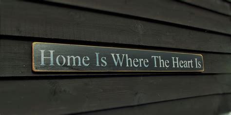 Home Is Where The Heart Is Sign £2000 Signs And Plaques