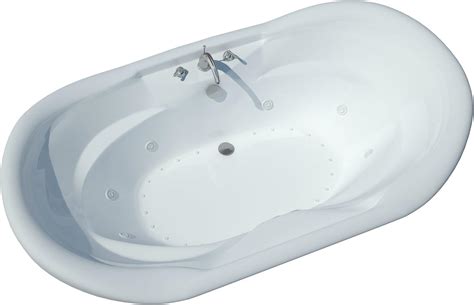 Atlantis Whirlpools 4170idl Indulgence 41 X 70 Oval Air And Whirlpool Jetted Bathtub Drop In